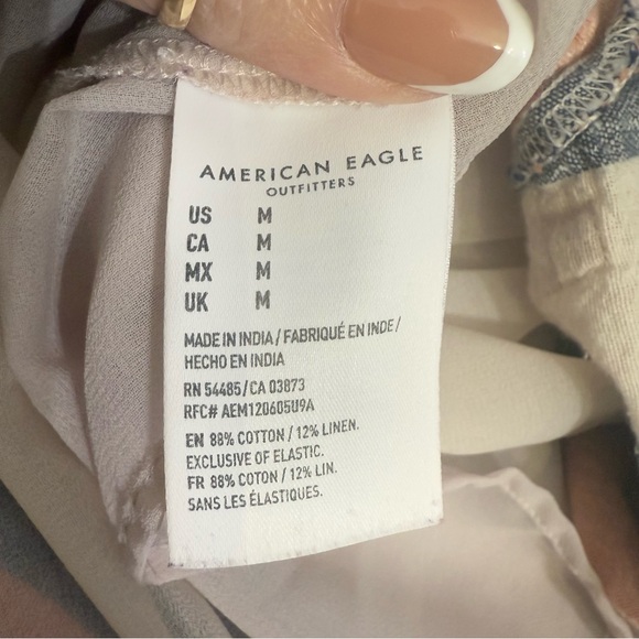 American Eagle halter dress striped size M - Picture 8 of 9